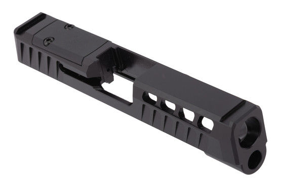 Shalo Tek P365XL RMSc Cut Sentinel Slide has a Black Nitride finish.
